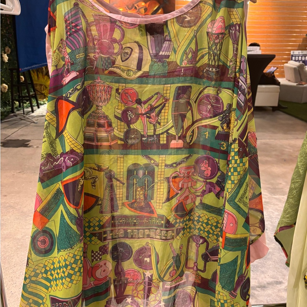 Colorful Graphic Dress
